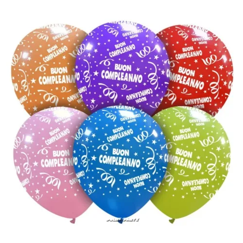 PALLONCINI BUON COMPLEANNO MINI