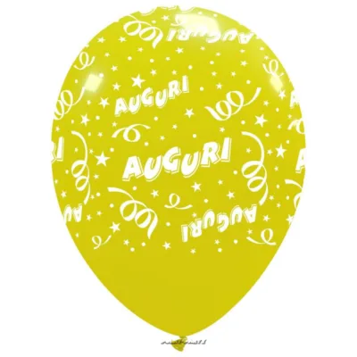 PALLONCINI AUGURI 12 INCH. CF. 100 PZ. - immagine 8