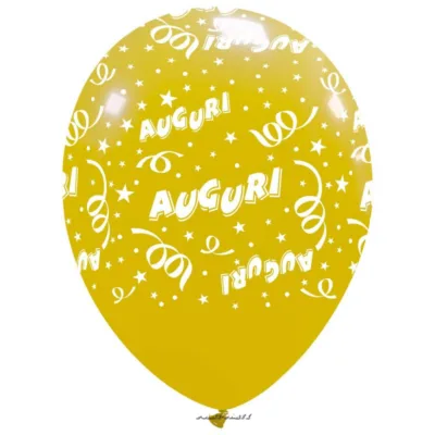 PALLONCINI AUGURI 12 INCH. CF. 100 PZ. - immagine 9