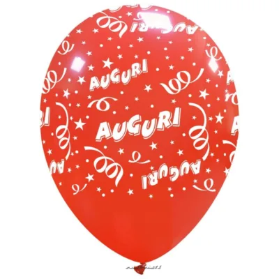PALLONCINI AUGURI 12 INCH. CF. 100 PZ. - immagine 5