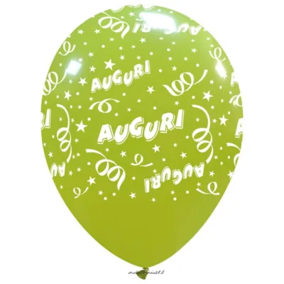 PALLONCINI AUGURI 12 INCH. CF. 100 PZ. - immagine 10