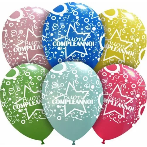 PALLONCINI BUON COMPLEANNO STELLA