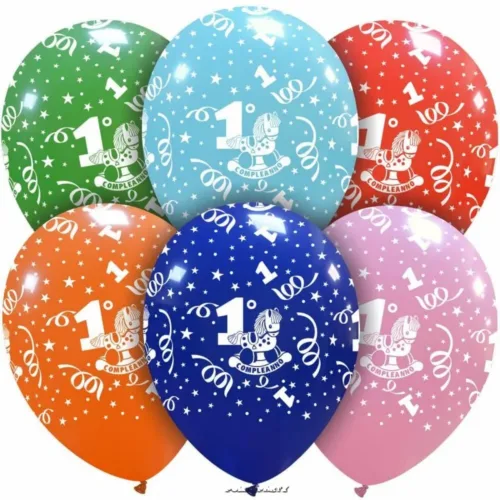 PALLONCINI 1° COMPLEANNO CAVALLINO