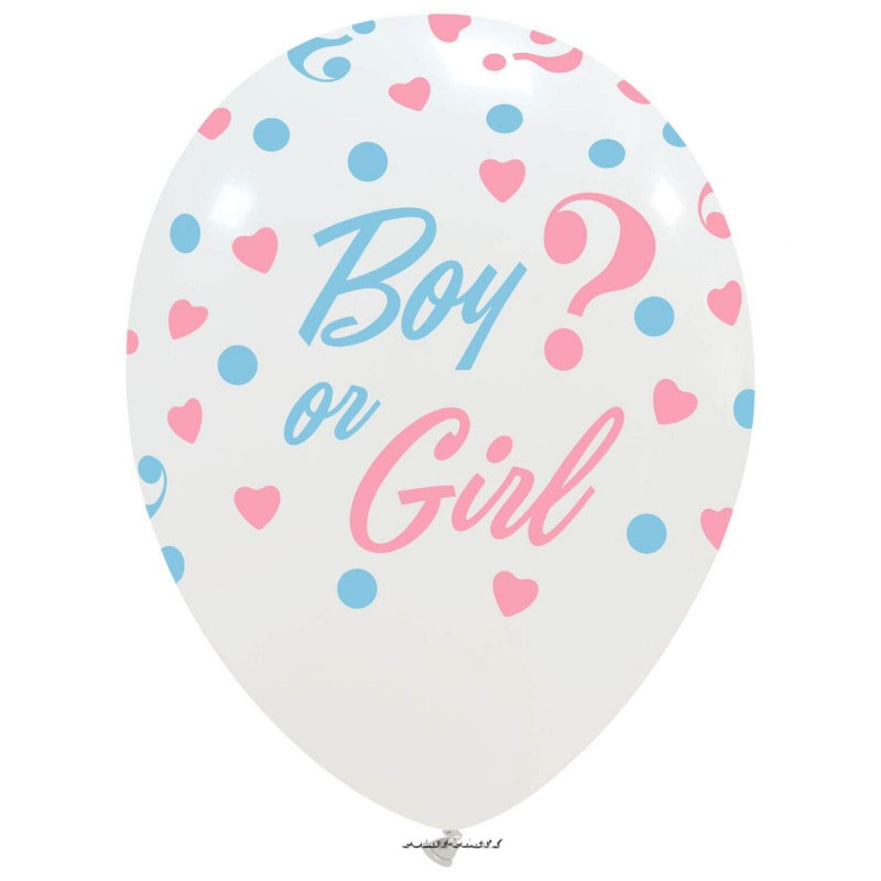 PALLONCINO STAMPA BOY OR GIRL 31 INCH/80 CM - Kreashop