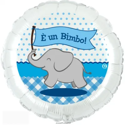 PALLONCINO E' UN BIMBO ELEFANTINO MYLAR 18 INCH.