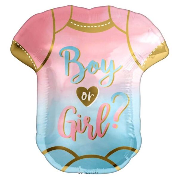 palloncino a forma di pigiamino boy or girl