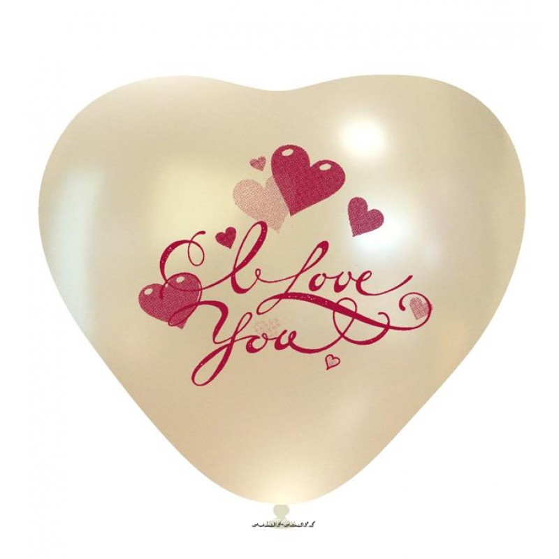 PALLONCINI CUORE M 16 INCH. I LOVE YOU CUORI CF. 10 PZ.