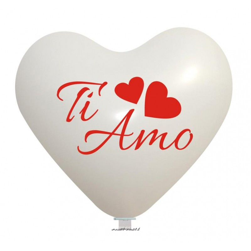 PALLONCINI CUORE P 25 INCH. TI AMO CF. 1 PZ. – Palloncini e Accessori!