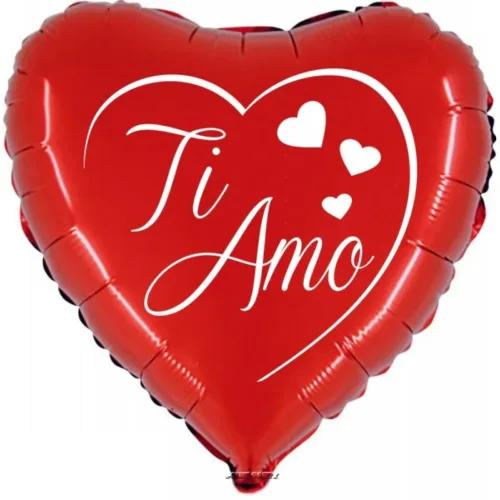 PALLONCINO CUORE 18 inch. TI AMO ELEGANTE