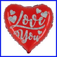 palloncini mylar foil san valentino