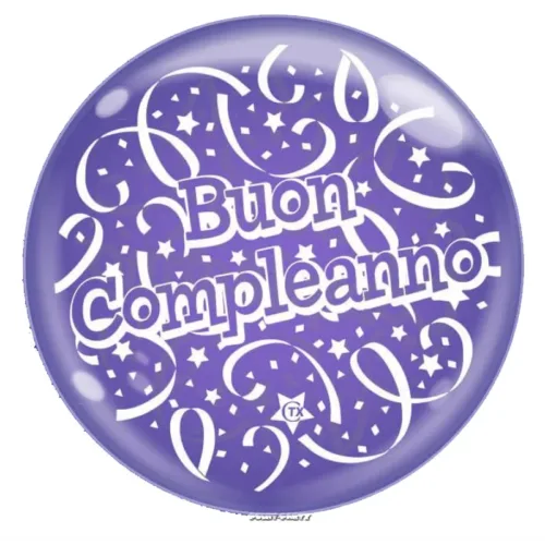 PALLONCINO BUON COMPLEANNO BUBBLE 18 INCH.