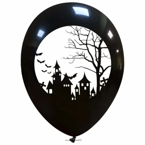 PALLONCINI P 12 INCH. CASA STREGATA DI NOTTE CF. 100 PZ.