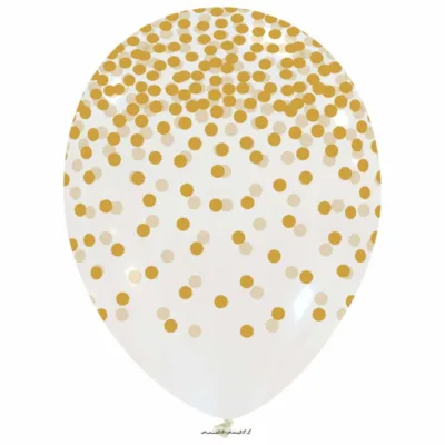 PALLONCINI PIOGGIA DI CORIANDOLI 12 INCH. CF. 100 PZ. - immagine 4