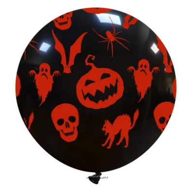 PALLONCINI P 32 INCH. HALLOWEEN SPAVENTOSO CF. 1 PZ. - immagine 2