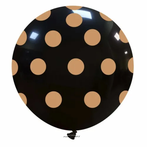 PALLONCINI P 32 INCH. POIS ORO