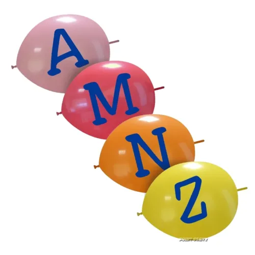 PALLONCINI LINK P 13 INCH. LETTERE