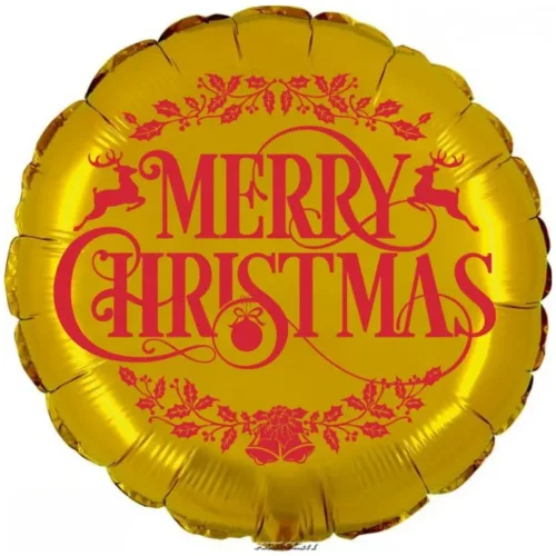PALLONCINO MERRY CHRISTMAS MYLAR 18 INCH.