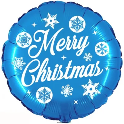 PALLONCINO MERRY CHRISTMAS FROZEN MYLAR 18 INCH.