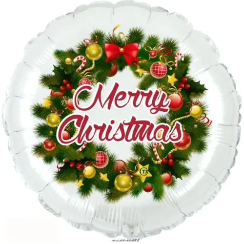 PALLONCINO MERRY CHRISTMAS GHIRLANDA MYLAR 18 INCH.