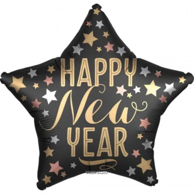 PALLONCINO STELLA MYLAR 19 INCH. HAPPY NEW YEAR