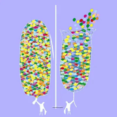 RETE GIGANTE PER LANCIO PALLONCINI - immagine 2