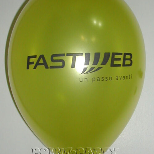palloncini biodegradabili 11 inch. metallizzati con stampa pubblicitaria personalizzata