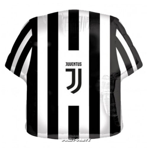 PALLONCINO JUVENTUS 43 cm diam 18 TONDO in MYLAR FESTA PARTY