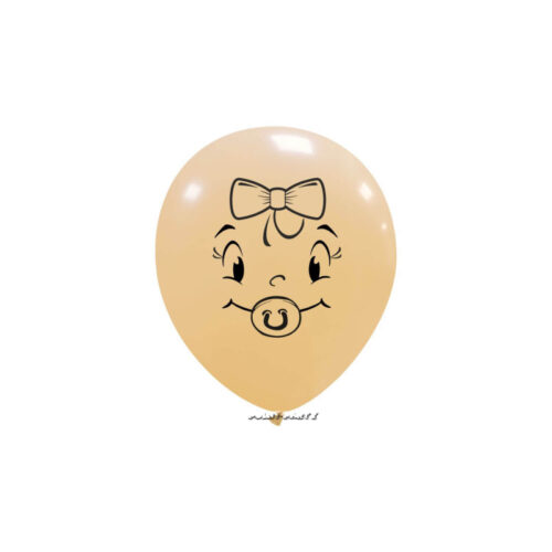 viso faccia bimba palloncino piccolo