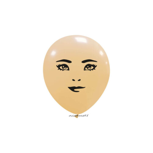 viso faccia donna palloncino piccolo