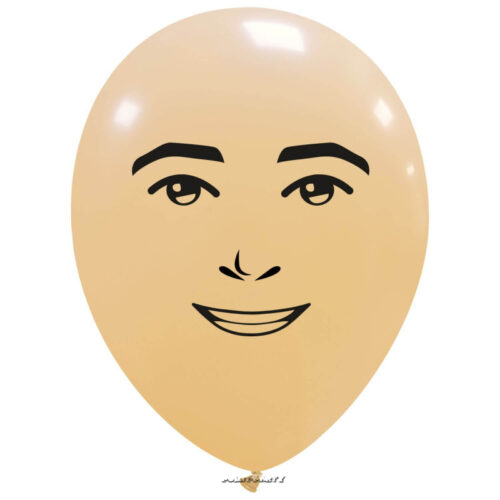 viso faccia uomo palloncino