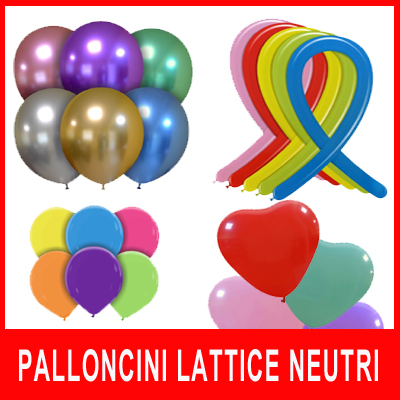 palloncini in lattice neutri in una vasta gamma di modelli, colori e misure