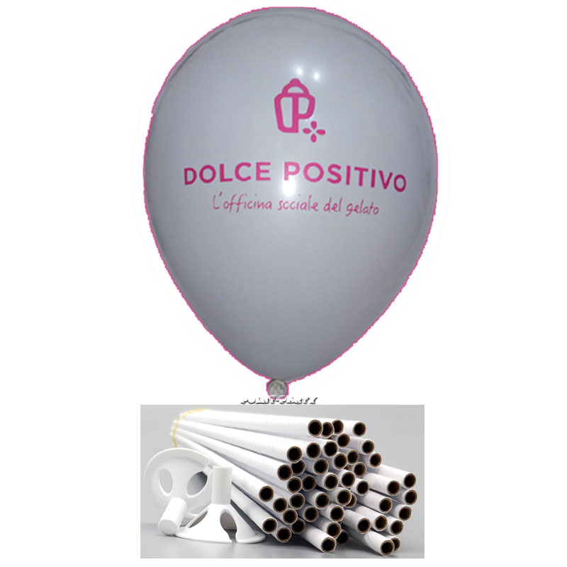 KIT PALLONCINI PUBBLICITARI BIODEGRADABILI 1000 PEZZI