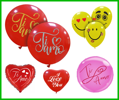 palloncini cuore san valentino amore