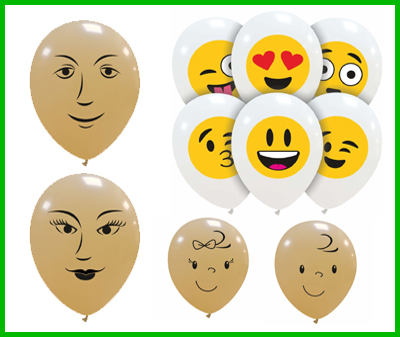 PALLONCINI FACCE + EMOJI