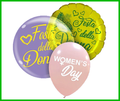 PALLONCINI FESTA DELLA DONNA