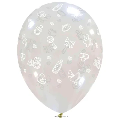 PALLONCINI OGGETTI BEBE' 12 INCH. CF. 100 PZ. - immagine 4