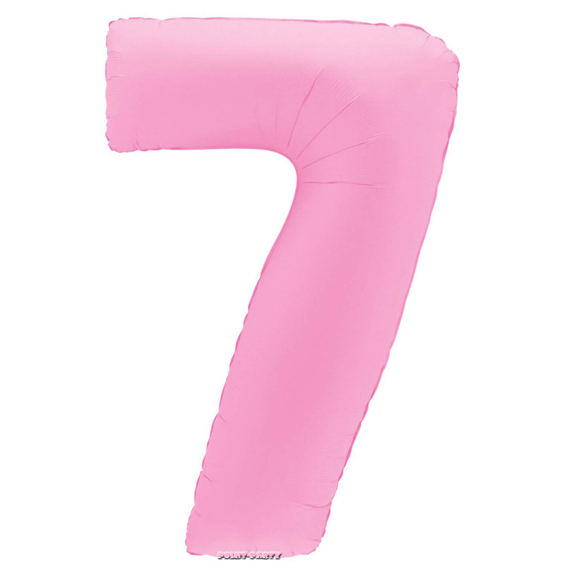 palloncino 7 rosa matte