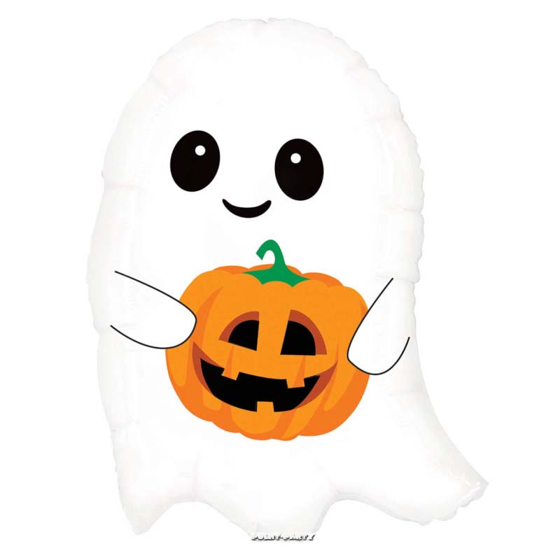 fantasma halloween con zucca