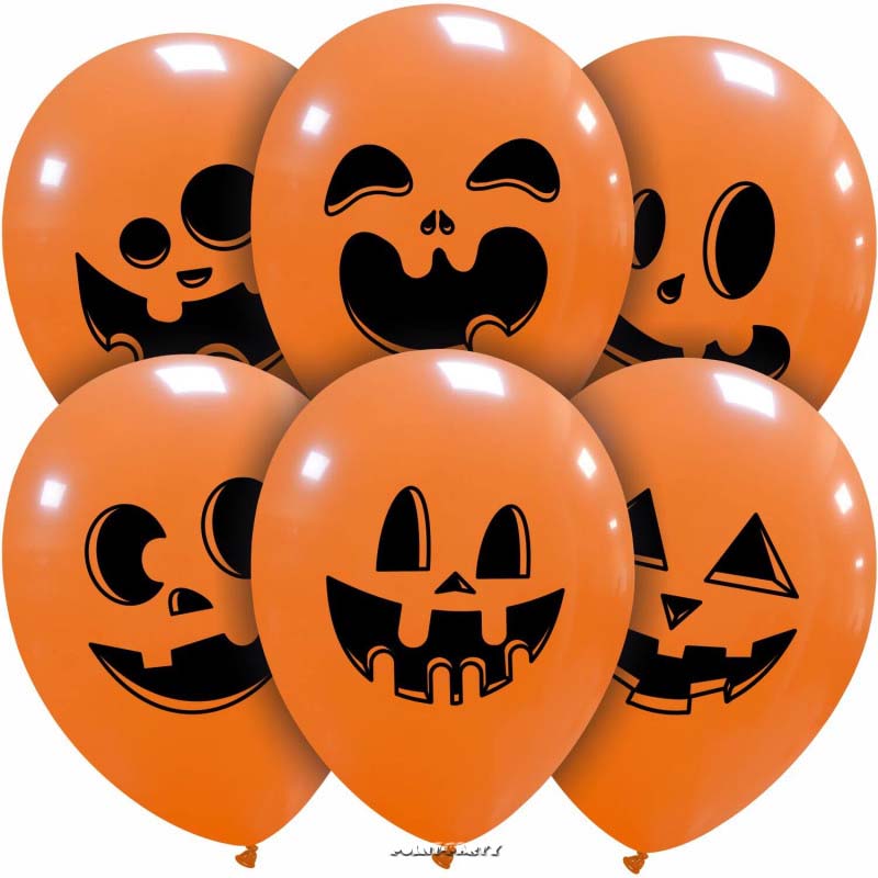 PALLONCINI HALLOWEEN ZUCCHE SIMPATICHE